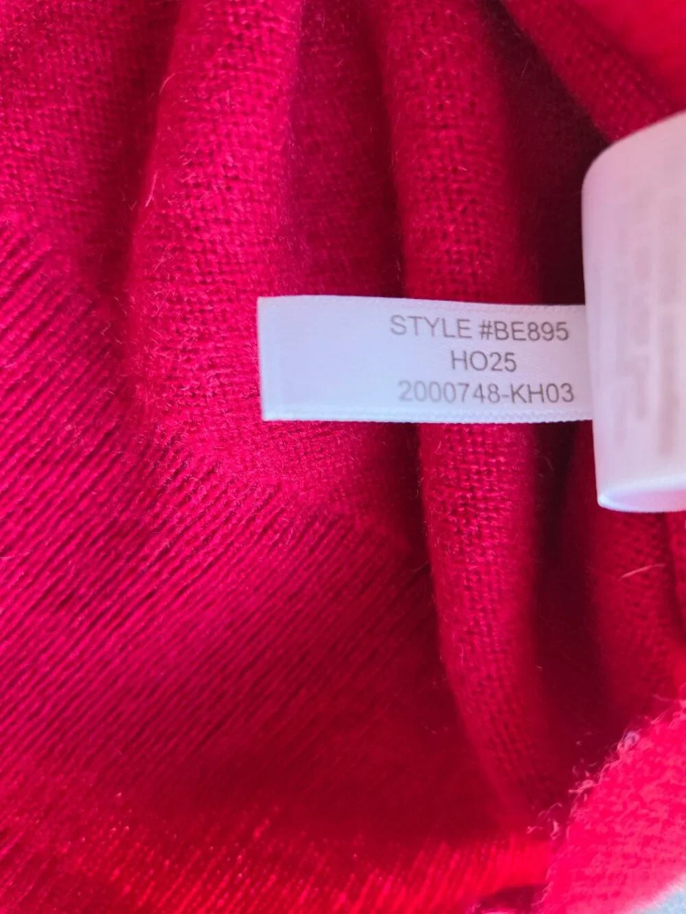 NWoT J.Crew $158 100% Goat Cashmere Cozy Soft Crewneck Sweater Red #BE895